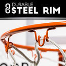 Franklin Sports 54132X Over The Door Mini Basketball Hoop - Slam Dunk Approved - Shatter Resistant - Accessories Included