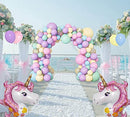 DIY Unicorn Balloon Garland Kit, Party Supplies,16 feet, with Unicorn, Stars, Metal, Pearl Balloons, Confetti. Unicorn Party Supplies and Decorations for Girls Birthday