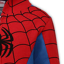 Marvel Boy's Spider-Man Full Zip Fashion Hoodie, Red/Blue, Size 5