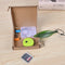 Corrugated Cardboard Shipping Boxes, 100x100x20mm (4"x4"x0.8") Small Parcel Boxes, Packaging Mailing Boxes for Business, Posting, Large Letter Packet Shipping, Storing or Gift(Pack of 10)