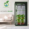 SereneLife Medium Hydroponic Grow Tent Garden-36'' x 36'' x 72'' Indoor Plant Growing System w/Durable Reflective 600D Mylar,Observation Window-Includes Removable Floor Tray,Pole Shelf