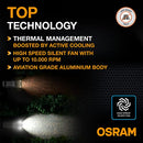 OSRAM LEDriving XTR, ≜H4 LED headlight lamps, cool white LED light, off-road only, 64193DWXTR, folding box (2 lamps)