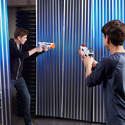 NERF - Laser Ops -AlphaPoint Blaster 2 Pack - The Ultimate Electronic Laser Game - Blasters and Armbands - Kids Toys and Outdoor games - Ages 8plus