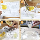 Lemon Slice Squeezer, 2Pcs Manual Lemon Slice Squeezer Fruit Juicer,Lemon Juicer Lemon Slice Squeezer,Lemon Squeezer Hand Juicer,Acrylic Manual Lemon Slice Squeezer,Lemon Squeezer Lemon Juicer