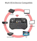 Mini Wireless Keyboard, Android Keyboard with Touchpad, Smart TV Keyboard, Multi Colour 2.4G Mini Keyboard for Smart TV Remote Control/PC/Pad/Xbox/Android Box