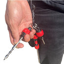 VESSEL Ball Grip Carrying Bit Holder (Red) QB22RU (10)