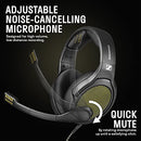 DROP + Sennheiser PC38X Gaming Headset — Noise-Cancelling Microphone with Over-Ear Open-Back Design, Velour Earpads, Compatible with PC, Gaming Consoles, and Mobile Devices, Black