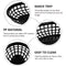 Kichvoe Fast Food Basket 4pcs Plastic Fry Basket Chip Basket Bread Baskets Fry Oval Serving Tray For Restaurant Supplies