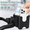 Guiseapue Stroller Cup Holder with Phone Holder, Universal Bottle Holder for Wheelchair, Walker, Bike, Scooter, Stroller Accessories for Uppababy, Nuna, Bugaboo, Doona, Gifts for Women, Mom, Men