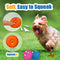 HOLYSTEED Latex Dog Squeaky Toys Rubber Soft Dog Toys Chewing Squeaky Toy Fetch Play Balls Toy for Puppy Small Pets Dog 6pcs