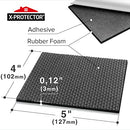 Non Slip Furniture Pads X-PROTECTOR – 4 PCS Furniture Grippers 4x5 for Appliances - Ideal Self-Adhesive Rubber Feet for Furniture Feet – Non Skid Furniture Pads Floor Protectors!