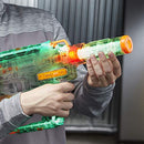 Nerf Modulus - Ghost Ops Evader - Customizable Motorised Blaster - Lights Up - inc 12 Elite Darts and Clip - Kids Toys and Outdoor Games - Ages 8+