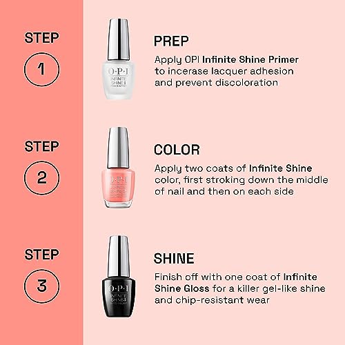 OPI Infinite Shine Funny Bunny, long-lasting nail polish for up to 11 days of gel like wear, 15ml