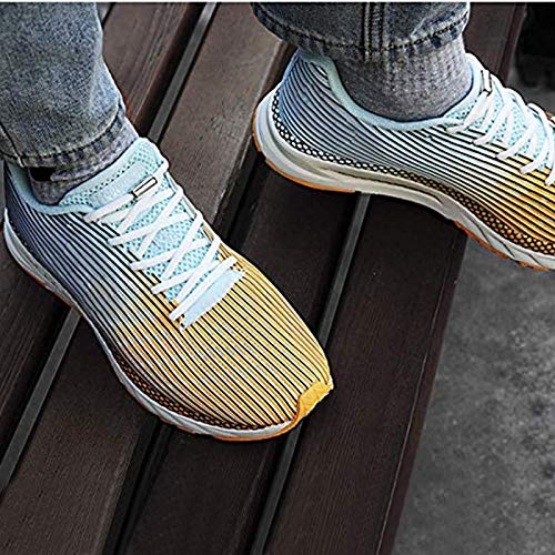 (1 Pair) Elastic No Tie Shoelaces, Proxima Direct Semicircle Shoe Laces Quick Lazy Metal Lock Laces Shoe Strings, System With Elastic Shoe Laces - One Size Fits All Kids & Adult, Elderly（White）