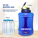 GEMFUL Sports Water Bottle Large 2.5L BPA-Free Drinking Big Jug for Sports and Outdoor