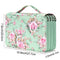 Colored Pencil Case - 200 Slots Pencil Holder with Zipper Closure Twill Fabric Large Capacity Pencil Box Rose Pattern Printing Marker Case Organizer for Artist (Green Rose)