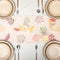 Fall Decoration Linen Table Runner, Fall Harvest Vintage Kitchen Dining Table Decoration for Indoor Outdoor Home Party (Fall 72x13 ZR)