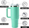 Thirst Quench 2.0 Tumbler 1200ml/40oz Stainless Steel Vacuum Insulated Quencher with Lid and Straw for Water, Iced Tea, Coffee and Smoothie, Coffee Mug for Work, Gym, Travel and Camping (Rose Quartz)