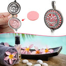 6 Pieces Essential Oil Diffuser Necklace Aromatherapy Locket Pendant Necklace Stainless Steel Necklace Jewelry Accessories with 60 Pieces Refill Pads and Balls for Women and Girls