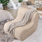 ALIMORDEN Accent Bean Bag Couch, Soft Plush Lounge Chair Lazy Leisure Sofa for Living Room, Bedroom, Salon, Office, Champagne