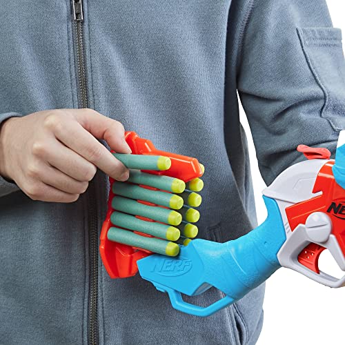 Hasbro NERF DinoSquad - Tricera-Blast Dart Blaster - US Version - TriceraTops Dinosaur Design - Break-Open 3-Dart Loading - 12 Official NERF Darts - Dart Storage - Toys for Kids - F0803 -Ages 8+