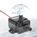 LEDGLE Mini Submersible Water Pump (240L/H, 3.6W), Electric Brushless Fountain, Powerful Water Pumps Ultra-Quiet, Dual-Purpose Design for Aquariums, Fish Tank, Hydroponics, Aquaponics, Ponds