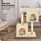 Taily 85CM Cat Scratching Post Cats Tree Gym House Condo Pet Furniture Kitten Scratcher Tower Suitable for Medium to Large Cats Beige