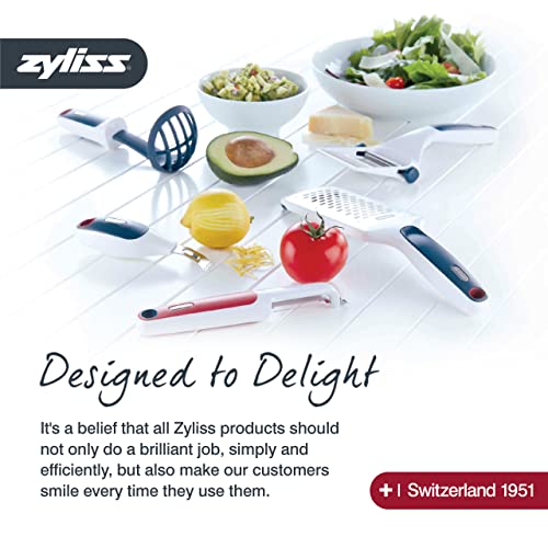 Zyliss Easy Spin Salad Spinner, 4-6 Servings, Green