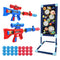 LURLIN Shooting Game Toy for Age 5, 6, 7, 8,9,10+ Years Old Kids, Boys - 2pk Foam Ball Popper Air Guns & Shooting Target & 24 Foam Balls - Ideal Gift - Compatible with Nerf Toy Guns