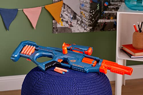Hasbro Nerf Elite 2.0 Eaglepoint RD-8 Blaster - 8-Dart Drum, Detachable Scope and Barrel, 16 Nerf Darts, Bolt Action
