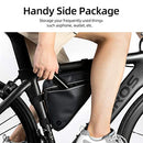 ROCKBROS Bicycle Frame Bag Bike Triangle Bag Under Top Tube Bag Bike Storage Bag 1.5L for Mountain Road Bike