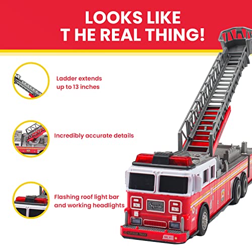 RC Remote Control Fire Truck Toy -
