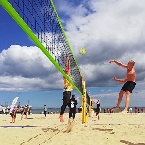 Zdgao Volleyball Net Replacement for Outdoor & Indoor, 32x3FT Heavy Duty Volleyball Net for Backyard, Schoolyard, Beach (Net Only)