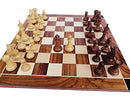 Wooden Chess Set Handcrafted Chessmen and 21" Board - Alban Series Chess Pieces | 4.0" King Golden Rosewood Chess Board 21" inch