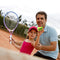 PIKASEN 17" Kids Tennis Racket Best Starter Kit for Kids Age 4 and Under with Shoulder Strap Bag and Mini Tennis Racket Toddler Tennis Raquet (Pink)