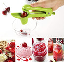 zukent Cherry Pitter Cherry Pip Remover Cherry Stoner Olive Pitter Remover Olive Pitter Remover with Stainless Steel Rod Good Grips Handle for Cheeries, Grapes, Cranberries, Jujubes