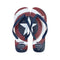 Havaianas Mens Top Marvel Logomania Thongs Flip Flops - Navy Blue - 8 UK