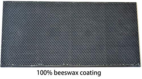 10 Pcs Bee Foundation Sheets Foundation Heavy Bee Waxed Coated Black Plastic 10 Sheets Pack Nest Frame Beekeeping Supplies