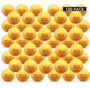 Ping Pong Balls, 2.8g A40+mm ABS New Material 3 Star Jointless Professional Ping Pong Balls Orange 100 Pack Advanced Table Tennis Training Balls for Sport Competition