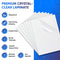 Avarrix Australia Self Adhesive Laminate Sheets for Stickers, Waterproof Label Stickers, Protection for Printable Vinyl Stickers, Glossy, Tear Resistant, Ultra Strong Bond, Pack of 20, A4 Size
