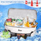 Vihir Kayak Cooler Behind Seat, Waterproof Kayaking Cooler fits Lawn Chair Style Kayak Seat, Kayak Cooler Bag for Kayak, Beach, Hiking,Lunch, Trips,Fishing, Keep Cold All Day