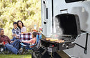 Flame King RV Mounted BBQ - Motorhome Gas Grill - 214 Sq Inch Cooking Surface - Adjustable Flame Controller