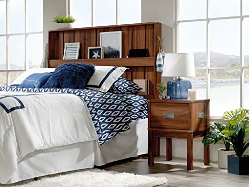 Sauder Vista Key Queen Headboard, Blaze Acacia Finish