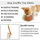 TOTARK Treat Dispensing Snail Snuffle Toys Squeaky Dog Puzzle Birthday Interactive Dog Toy for Foraging Instinct Training, Enrichment Plush Toys Chew Teething Soft Puppy Toy Brain Games for Boredom