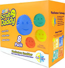 Scrub Daddy Colours FlexTexture Scrubber (Pack of 8)