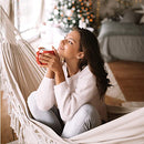 Garden Hammock with Elegant Tassels, Macrame Hammock Swing with Carrying Bag for Patio, Yard, Outdoor and Indoor Load 204kg