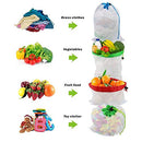 Tongke [12pack]Reusable Mesh Produce Bags Washable Eco-Friendly Bags for Grocery Shopping Storage Fruit Vegetable Toys