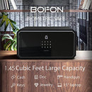 BOFON W-Series Security Box with Key, Safe Box,1.45 Cubic Fingerprint Password,Safety Boxes for Home