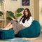 icon Kingston Cord Bean Bag Chair, Teal Green, Large Lounge Chair Bean Bags for Adult with Filling Included, Jumbo Cord Adults Beanbag, Boho Room Decor Living Room Furniture, Corduroy Home Decor