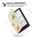 OLAIKE Case for All-New 6.8" Kindle Paperwhite (11th Generation- 2021 Release) - PU Leather Cover with Auto Wake/Sleep - Fits Amazon Kindle Paperwhite Signature Edition, Yellow Flowers